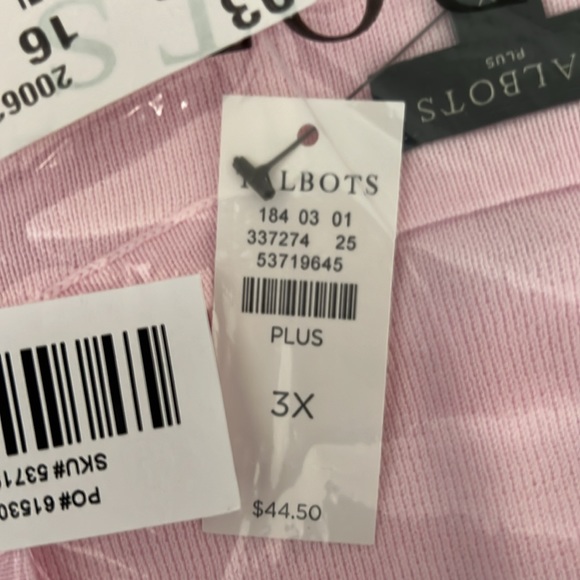 Talbots Kelly Shell Sweater Tank Seashell NWT - Picture 4 of 4